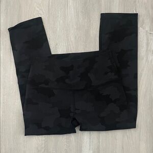 lululemon athletica Black Camo Leggings